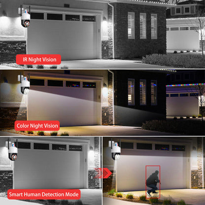 آلات كرة CRONY 4G 10X كاميرا آلات كرة واي فاي كاميرا تكبير بصري HD 1080P 5MP كاميرا مراقبة PTZ IP