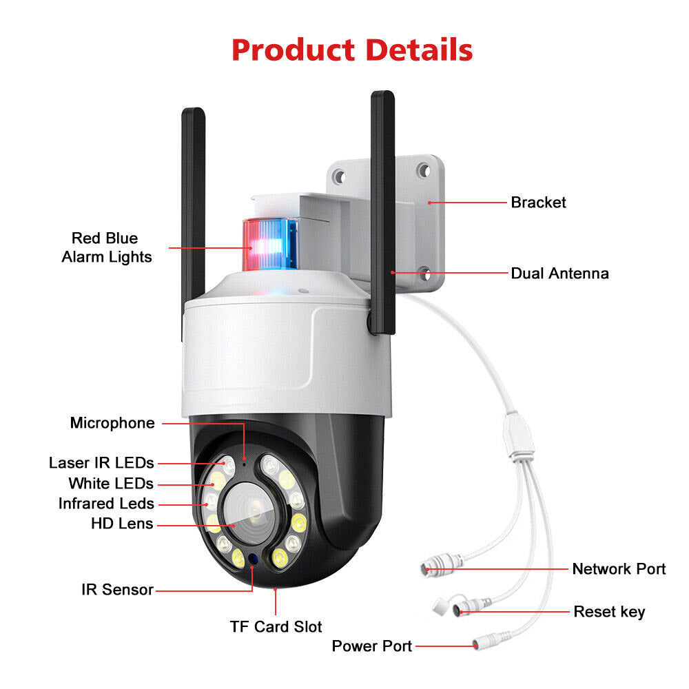 آلات كرة CRONY 4G 10X كاميرا آلات كرة واي فاي كاميرا تكبير بصري HD 1080P 5MP كاميرا مراقبة PTZ IP