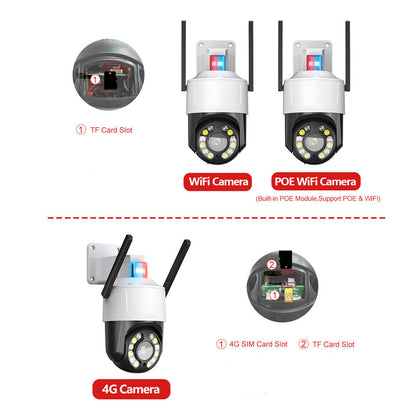 آلات كرة CRONY 4G 10X كاميرا آلات كرة واي فاي كاميرا تكبير بصري HD 1080P 5MP كاميرا مراقبة PTZ IP