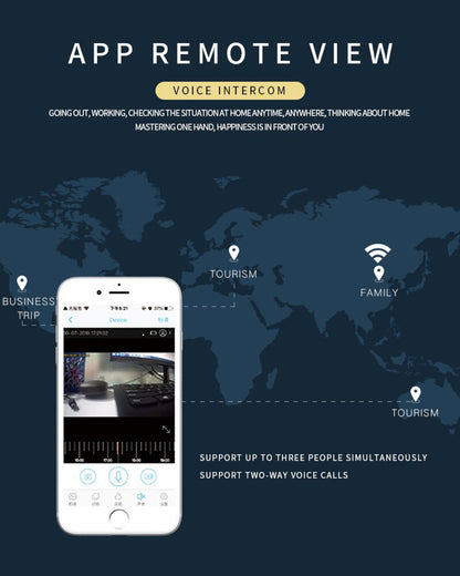 كاميرا مراقبة أمان CRONY YN60-شمسي 5X واي فاي 1080P HD مع صوت