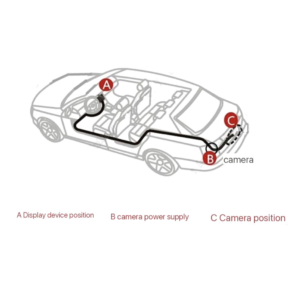 كاميرا سيارة BRC-600 كاميرا خلفية مثبتة على لوحة الترخيص