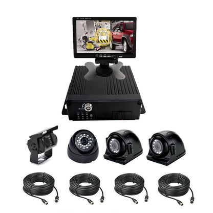 CRONY C-1004 LCD DVR KIT For Car 4 Channel H.264 2.0MP 1080P AHD Mobile Vehicle Car DVR MDVR Video Recorder Kit