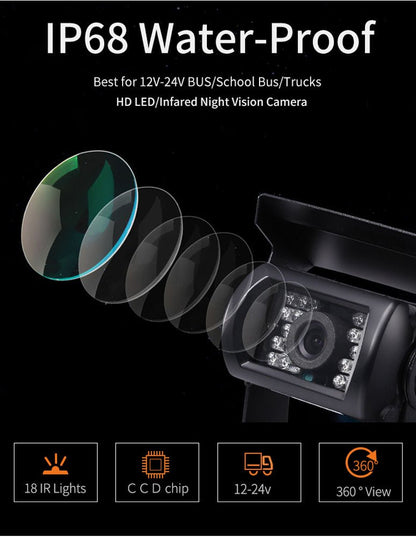 CRONY C-1004 LCD DVR KIT For Car 4 Channel H.264 2.0MP 1080P AHD Mobile Vehicle Car DVR MDVR Video Recorder Kit