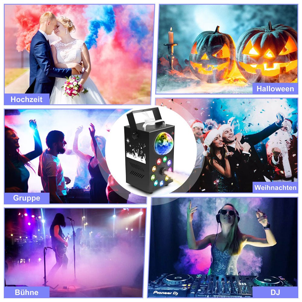 CRONY 1000W fog machine With LED 3In1 Full Color Stage Smoke Machine For Theatre Disco Dj Bar Wedding Vertical Smog Machine - Edragonmall.com