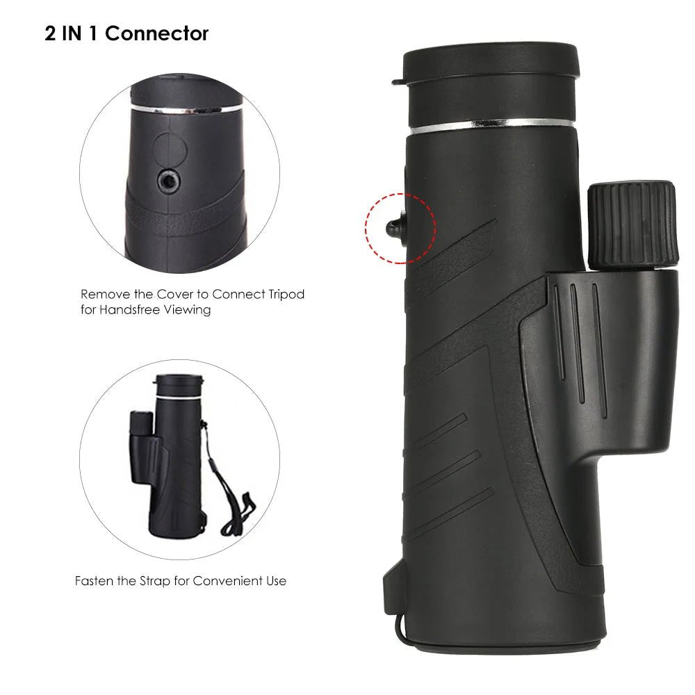 CRONY 10*42 Binocular 10X42 Prism Portable Compact Monocular Waterproof Fogproof Telescope - Edragonmall.com