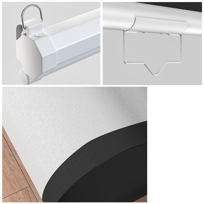 Crony 120 Inch 4:3 Anti-Light Projection Screen Widescreen Projector Manual Pull Down Projection Screen - Edragonmall.com