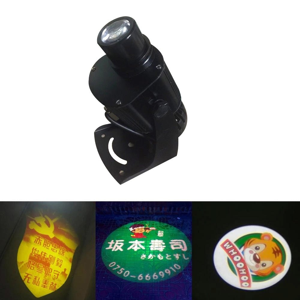 CRONY 150W AD waterproof with motor logo lamp LED HD Projection Advertising DIY LOGO Custom Lmage Projector Lamp LED display - Edragonmall.com