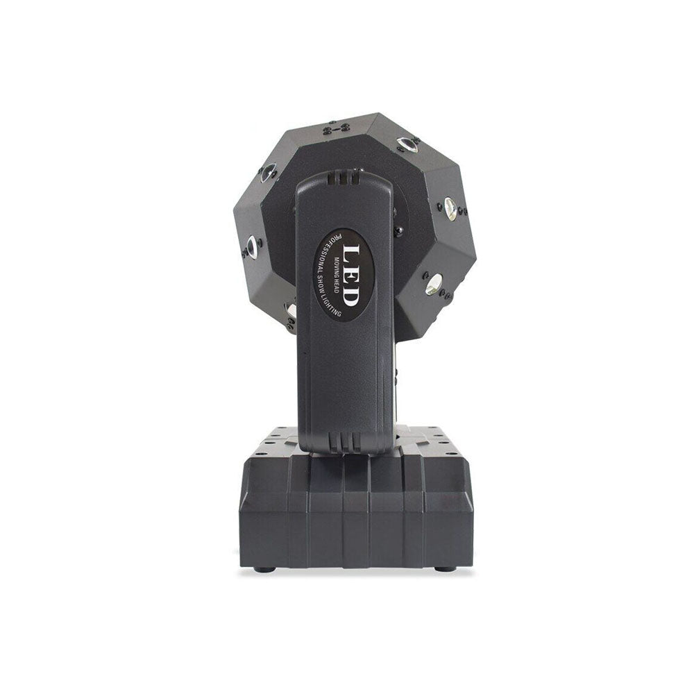 CRONY 16PCS*3W LED Moving Head Light with laser and Flash lamp Professional DJ Rotating Disco Ball Lights LED Beam Laser Strobe Moving Head - Edragonmall.com