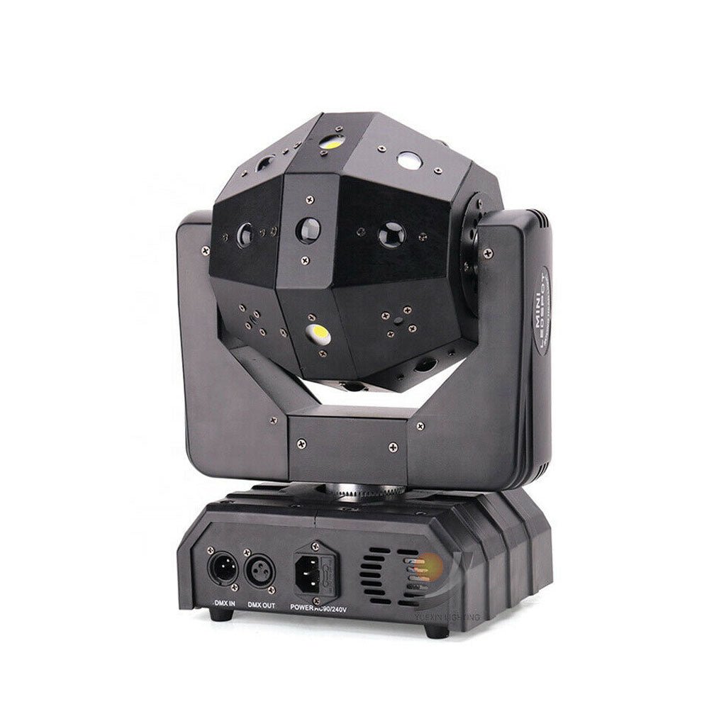 CRONY 16PCS*3W LED Moving Head Light with laser and Flash lamp Professional DJ Rotating Disco Ball Lights LED Beam Laser Strobe Moving Head - Edragonmall.com