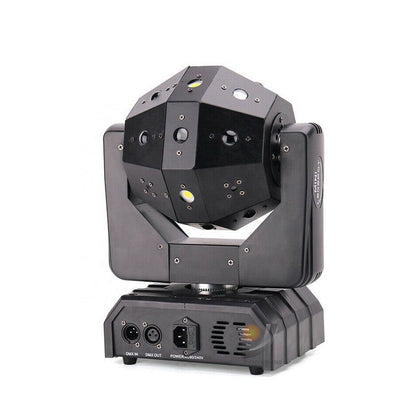 CRONY 16PCS*3W LED Moving Head Light with laser and Flash lamp Professional DJ Rotating Disco Ball Lights LED Beam Laser Strobe Moving Head - Edragonmall.com