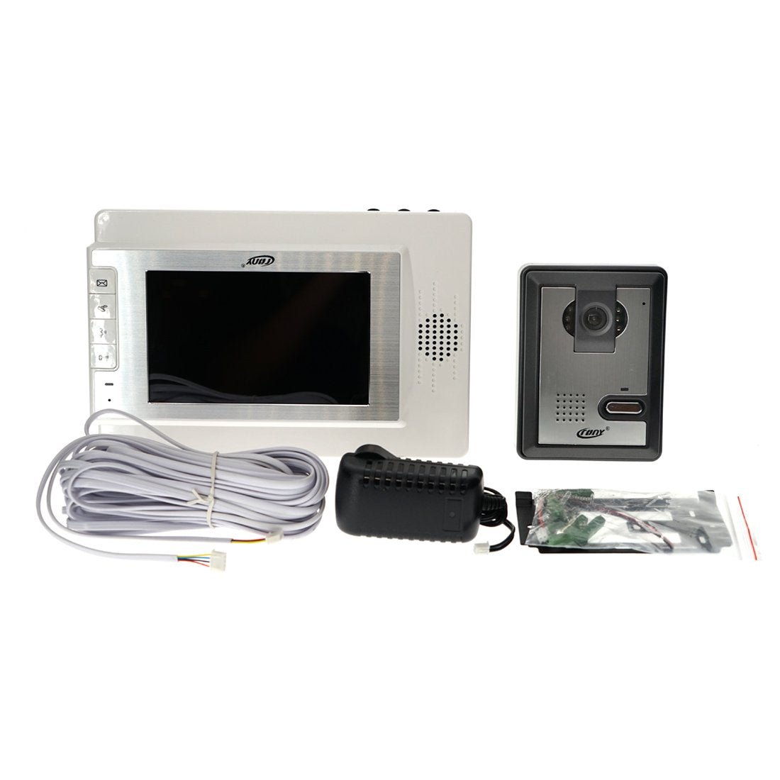 CRONY 1T1-AMV68+BVMK Door Phone Smart Video Doorbell Intercom Doorbell 7 inch TFT LCD Wifi Doorbell Camera Wireless Calling Bell -BVMK - Edragonmall.com