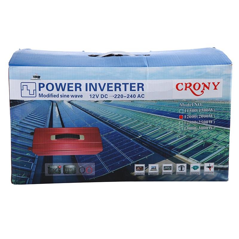 Crony 2000W Car Power Inverter DC12V to AC 220V Inverter Modified Sine Wave USB Adapter Charger Converter - Edragonmall.com