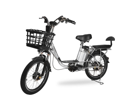 CRONY 22 Inch Ilan Princess Electric Car 350w 48v mid drive city electric bike removable lithium battery bicycle - Edragonmall.com