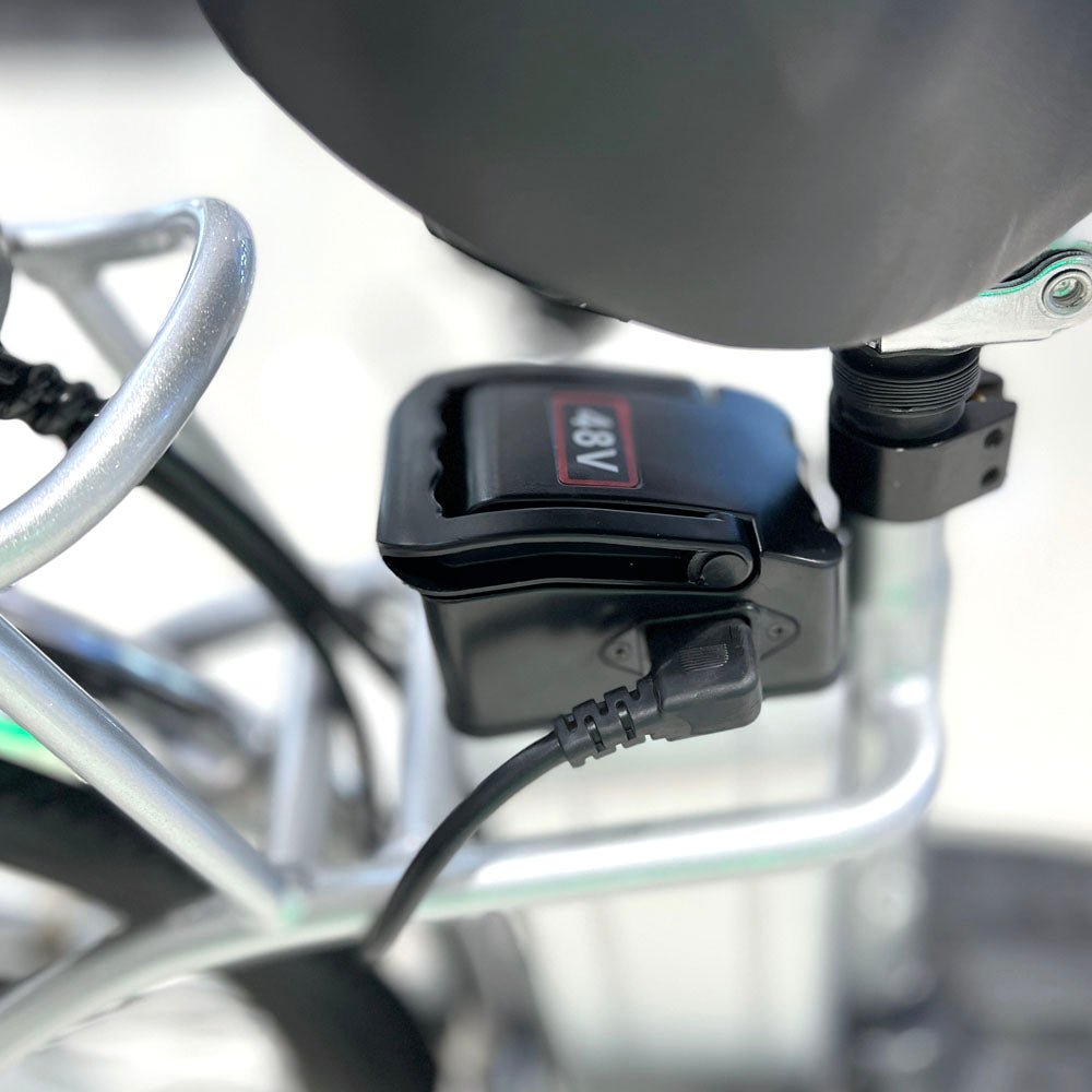 CRONY 22 Inch Ilan Princess Electric Car 350w 48v mid drive city electric bike removable lithium battery bicycle - Edragonmall.com