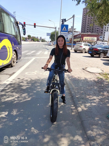 CRONY 22 inch sand electric vehicle Outdoor desert riding electric bicycle | Yellow - Edragonmall.com