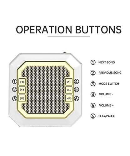 مصباح لمسي CRONY 229 مكبر صوت القرآن مكبر صوت القرآن مكعب مصباح لمسي ساعة أذان JO 303