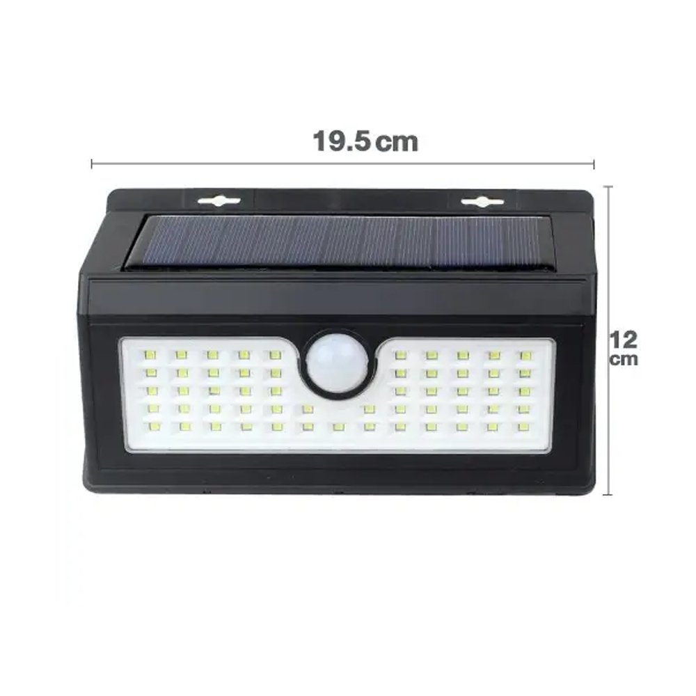CRONY 2638A SH-52ALED Solar Powered LED Wall Light Solar Powered Solar Cell COB Wall Lamp - Edragonmall.com
