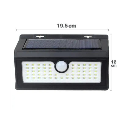 CRONY 2638A SH-52ALED Solar Powered LED Wall Light Solar Powered Solar Cell COB Wall Lamp - Edragonmall.com