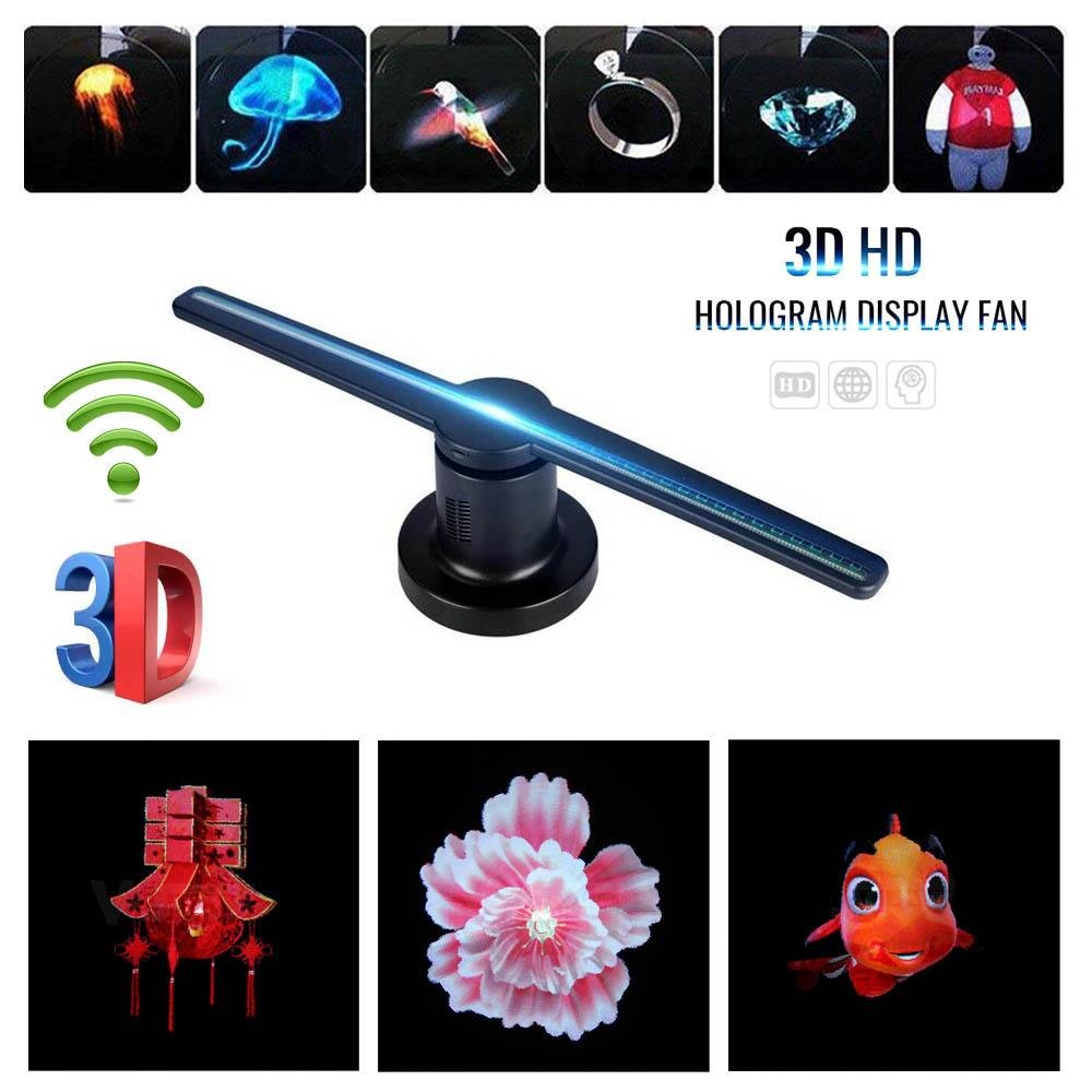 Crony 3D AD 42CM hologram Led fan Advertising LED display Holographic Imaging Naked Eye Fan - Edragonmall.com