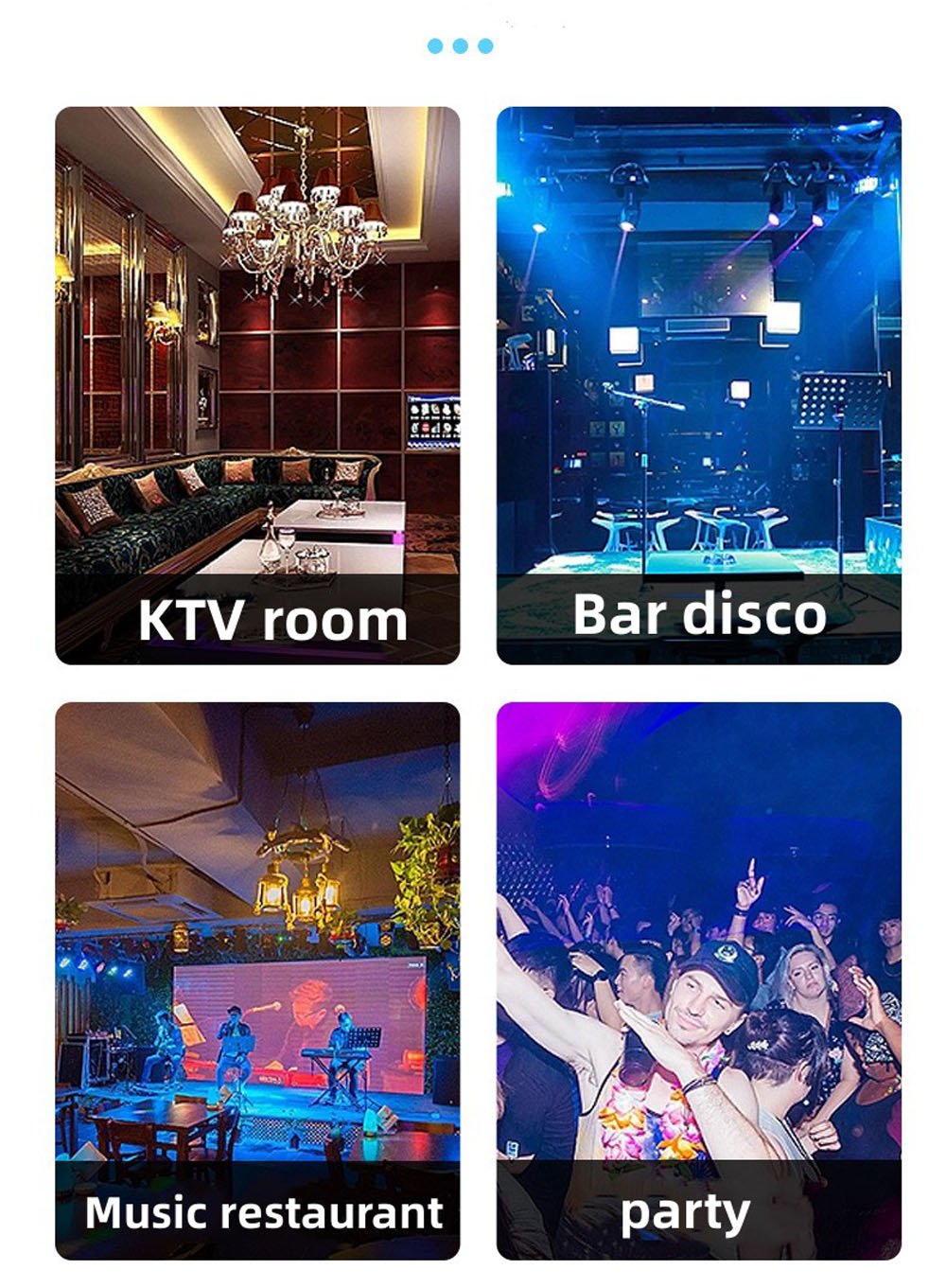 CRONY 4-in-1 dyed water pattern effect lamp Laser dj strobe lightStage Light Disco DJ Party Lights KTV Projector Colorfu Effect Light - Edragonmall.com