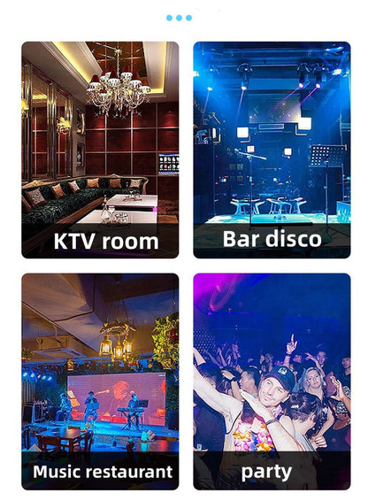 CRONY 4-in-1 dyed water pattern effect lamp Laser dj strobe lightStage Light Disco DJ Party Lights KTV Projector Colorfu Effect Light - Edragonmall.com