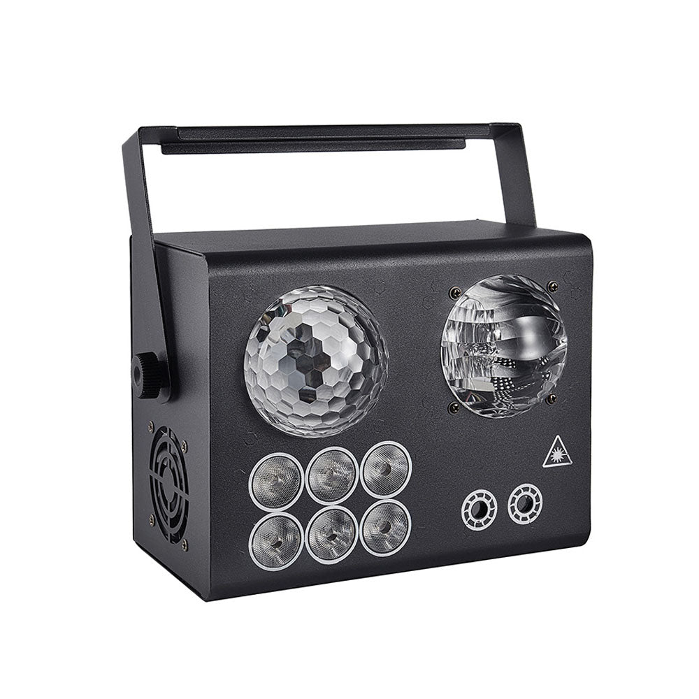 CRONY 4-in-1 dyed water pattern effect lamp Laser dj strobe lightStage Light Disco DJ Party Lights KTV Projector Colorfu Effect Light - Edragonmall.com