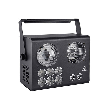 CRONY 4-in-1 dyed water pattern effect lamp Laser dj strobe lightStage Light Disco DJ Party Lights KTV Projector Colorfu Effect Light - Edragonmall.com