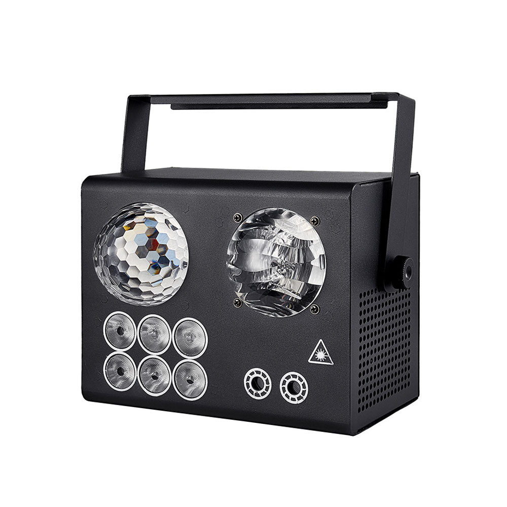 CRONY 4-in-1 dyed water pattern effect lamp Laser dj strobe lightStage Light Disco DJ Party Lights KTV Projector Colorfu Effect Light - Edragonmall.com