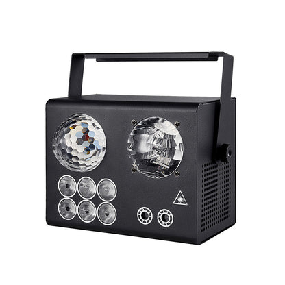 CRONY 4-in-1 dyed water pattern effect lamp Laser dj strobe lightStage Light Disco DJ Party Lights KTV Projector Colorfu Effect Light - Edragonmall.com