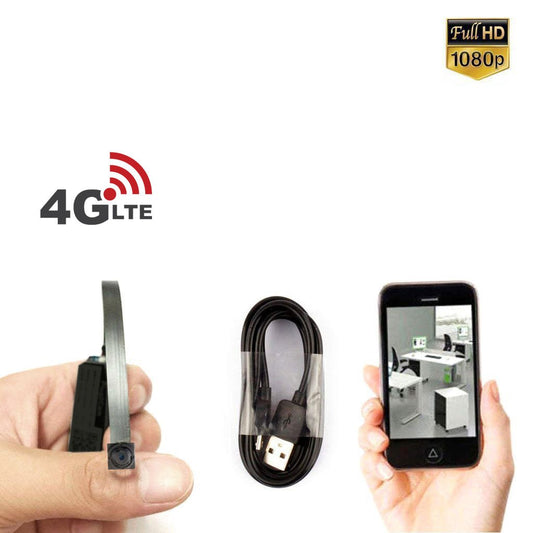 CRONY 4G W3-T Super Mini Wireless Camera Connection HD 1080P BVCAM Remote View Slot Microphone Audio Camcorder - Edragonmall.com