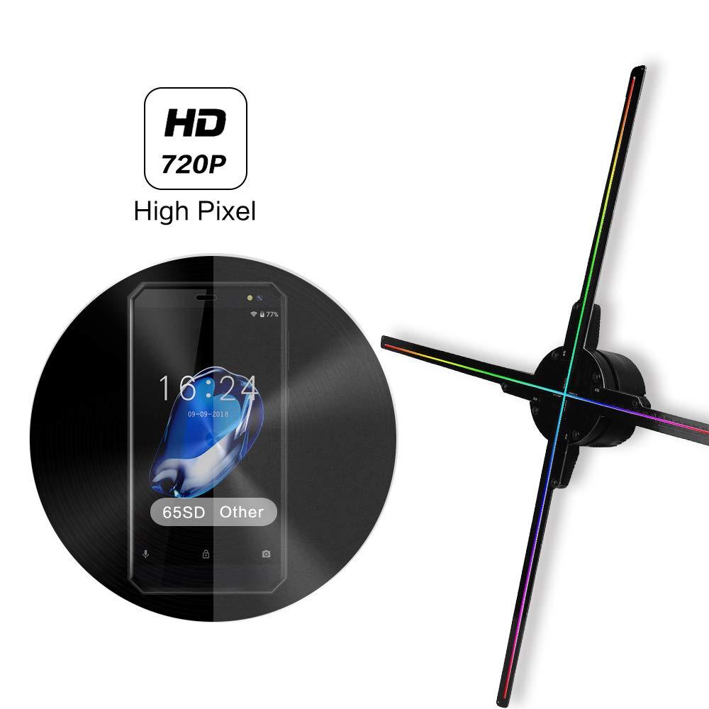 Crony 5D 50" holographic led fan AD Hologram Advertising Display With APP WIFI Adve ADrtising Display Holographic Imaging Naked Eye Fan - Edragonmall.com