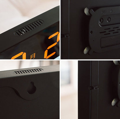 CRONY 6632 Living room countdown timer gym wall clock led acrylic decoration creative large electronic clock wall hanging - Edragonmall.com