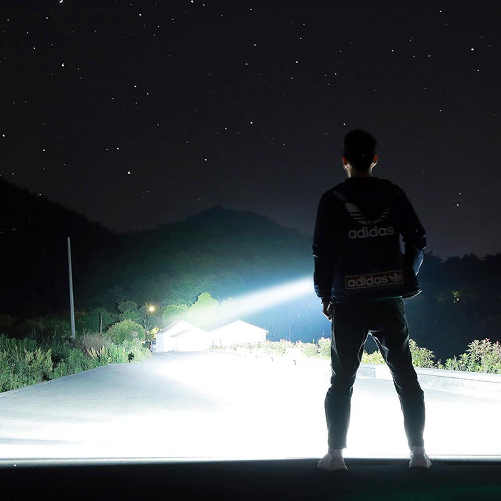 CRONY 6LED glare flashlight 22000 lumen 5000M rechargeable LED searchlight - Edragonmall.com