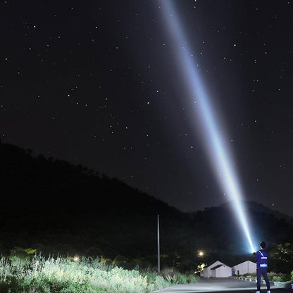 CRONY 6LED glare flashlight 22000 lumen 5000M rechargeable LED searchlight - Edragonmall.com