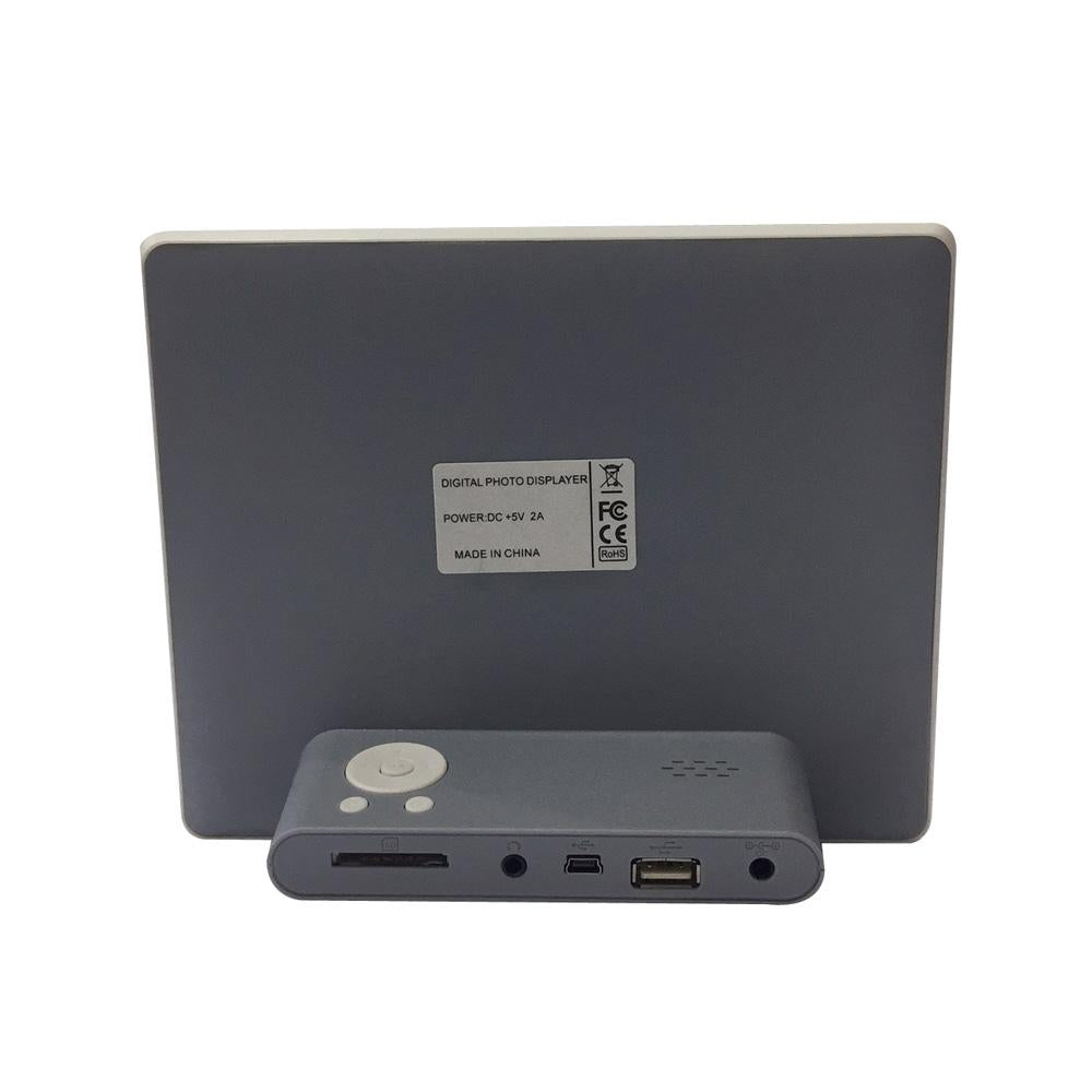 Crony 7inch Photo Frame 10GB Storage Supports Remote Control Player Stereo MP3 Time-2 - Edragonmall.com