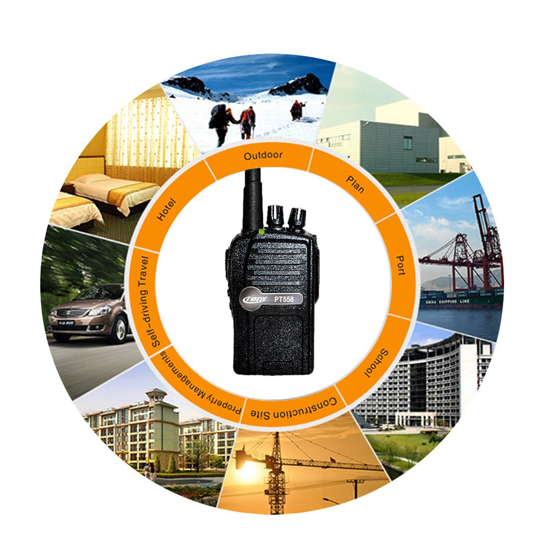 Crony 7W PT558 walkie-talkie Professional Walkie Talkies Portable Two Way Radio 5-15km - Edragonmall.com