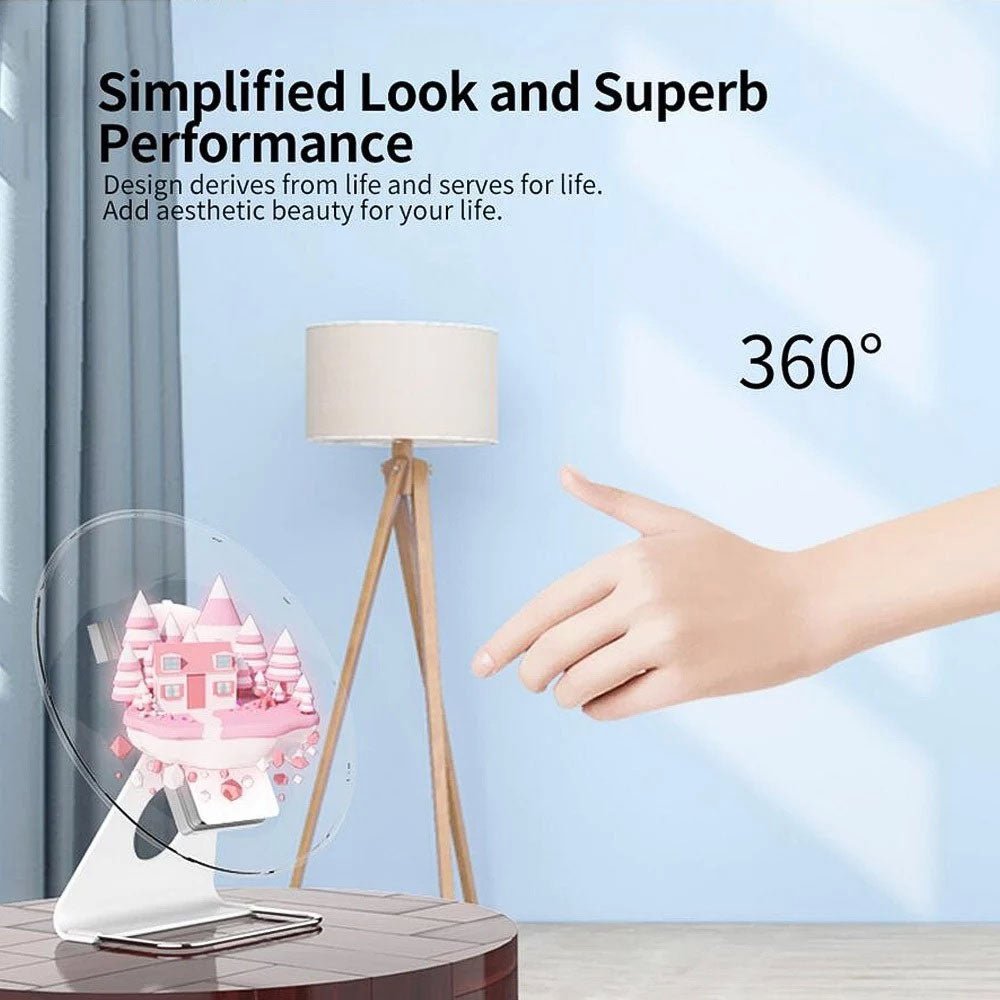 CRONY AD30 3D Hologram Fan 30cm Advertising LED display 3D Holographic Led Fan Hologram Advertising Fan for Ad LED display - Edragonmall.com