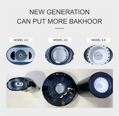 Crony B50 Car Bukhoor USB Type-C Power Bakhoor Rechargeable | Crimson - Edragonmall.com