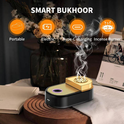 CRONY BK-28 Bukhoor Mini Car Incense Bakhoor Burner Rechargeable - Edragonmall.com