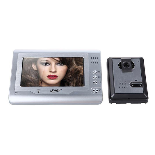 Crony BV21 Smart Video Doorbell Wireless Anti-theft Camera with Indoor Chime, 2-Way Talk Control for Iphone and Android App - Edragonmall.com