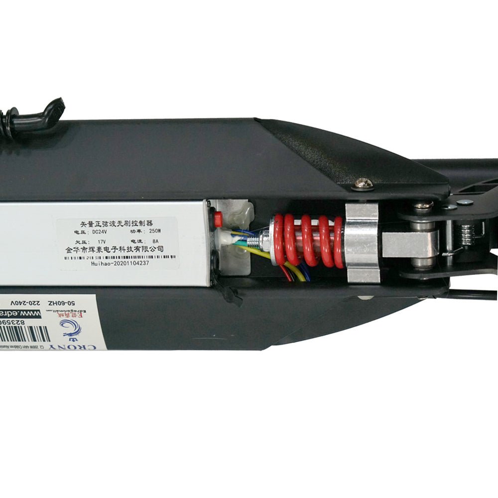 CRONY C2 250W 4AH Children Aluminium Folding Scooter Max Speed 15KM/H Distance 6-10KM Easy Foldable Shock Absorption Front & Rear - Edragonmall.com