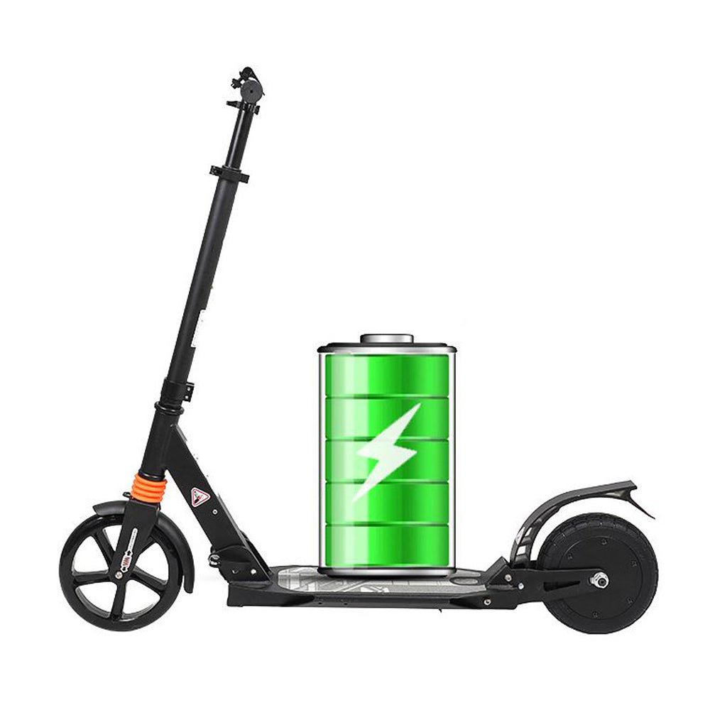 CRONY C2 250W 4AH Children Aluminium Folding Scooter Max Speed 15KM/H Distance 6-10KM Easy Foldable Shock Absorption Front & Rear - Edragonmall.com