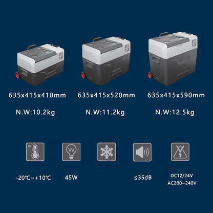 ثلاجة سيارة CRONY بسعة 30 لتر CX30 ECX30 مع بطارية ليثيوم مبرد سيارة ثلاجة تخييم فريزر