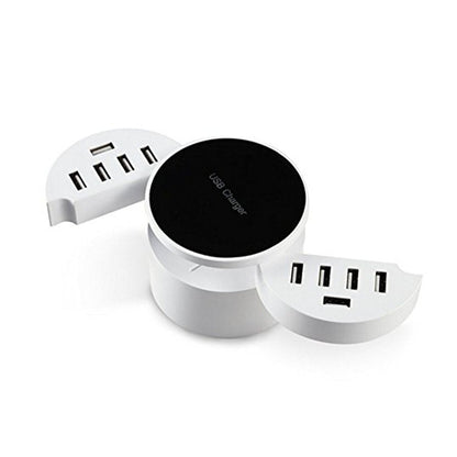 CRONY circle-10 USB Charger Universal 10 USB Port Smart Charger For Mobile Phone Tablet - Edragonmall.com