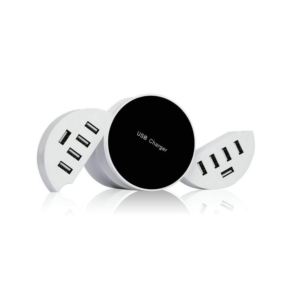 CRONY circle-10 USB Charger Universal 10 USB Port Smart Charger For Mobile Phone Tablet - Edragonmall.com