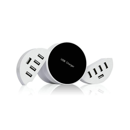CRONY circle-10 USB Charger Universal 10 USB Port Smart Charger For Mobile Phone Tablet - Edragonmall.com