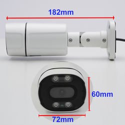 CRONY CN-5013 8MP full ribbon audio Metal outdoor Camera - Edragonmall.com