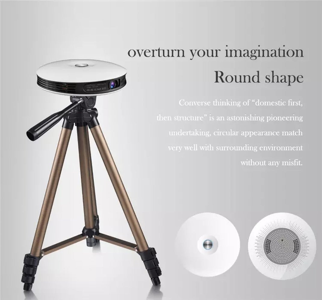 CRONY D08-Projector dlp 3D 4K Rk3368 2G 8G mini projector hd 1080p smart mini portable projector - Edragonmall.com