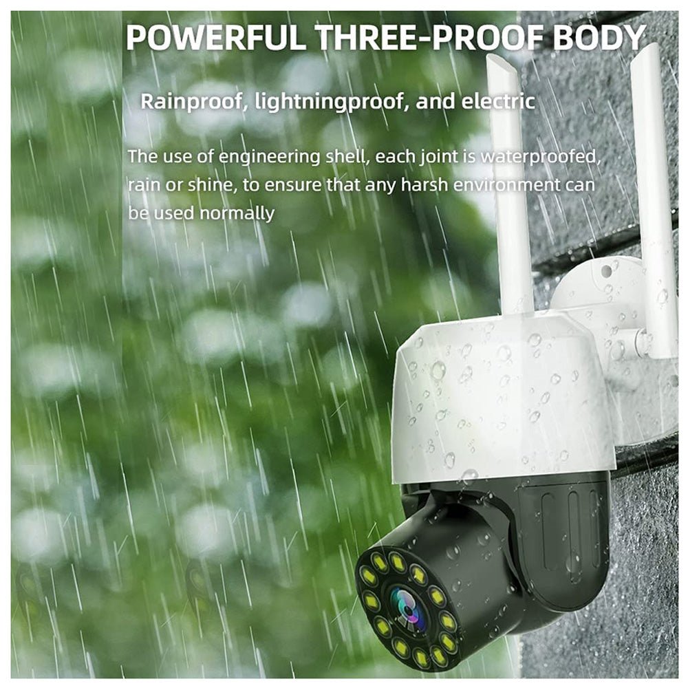 CRONY EC131 Full color night vision 1.5 inch ball machines 4X Camera WiFi Camera AI Human Detection Audio 1080P Wireless Security CCTV Cameras - Edragonmall.com