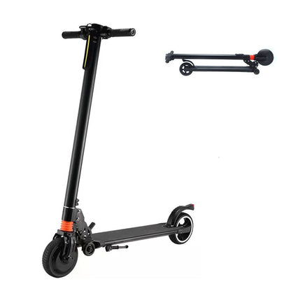 CRONY Electric Scooter S6 Max Speed up to 25 KM/H 15-20 KM Long-range distance Aluminium Alloy Folded 6.5 Inch tires | Black - Edragonmall.com